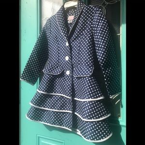 💙Girls light polka dot jacket 7💙
